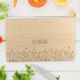 Tagliere personalizzato Prato fiorito