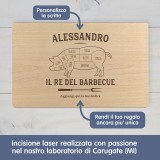 Tagliere personalizzato per Papà Re della griglia