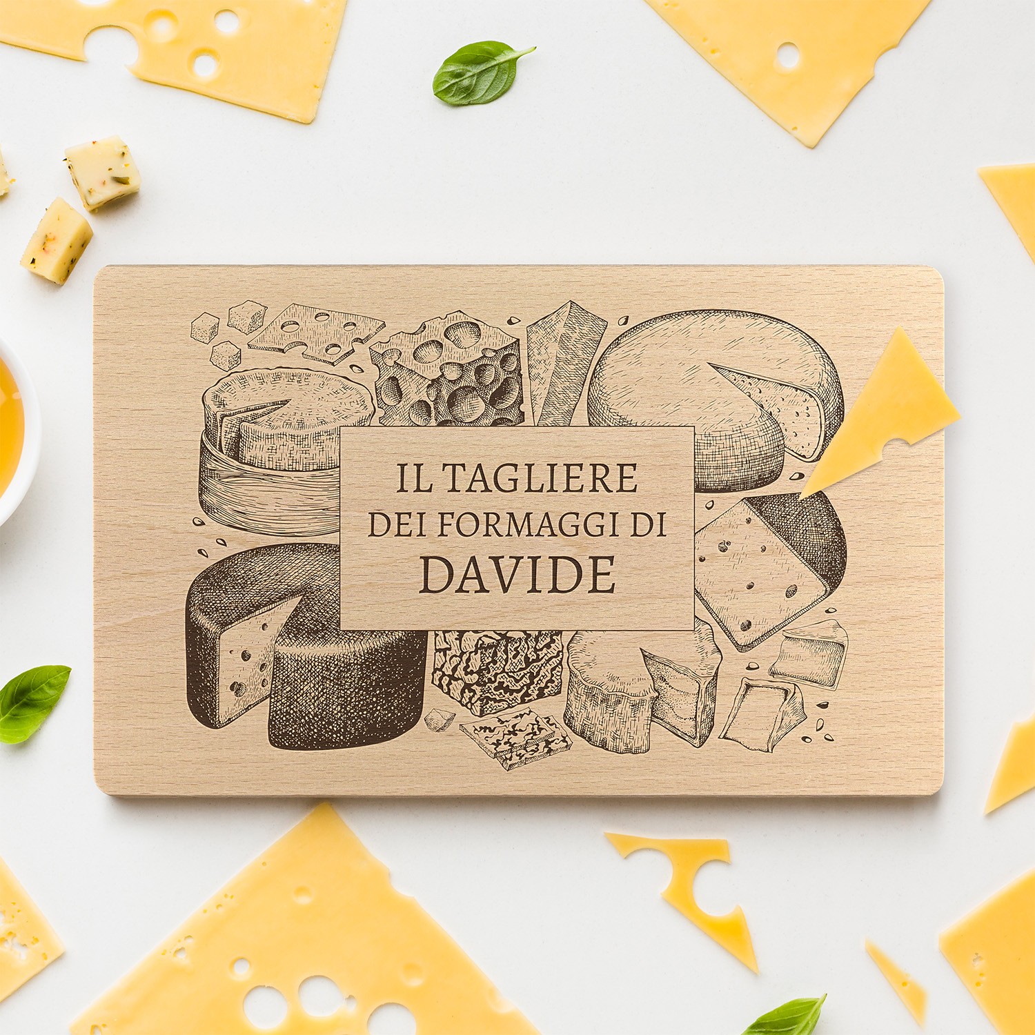 Tagliere personalizzato per formaggi