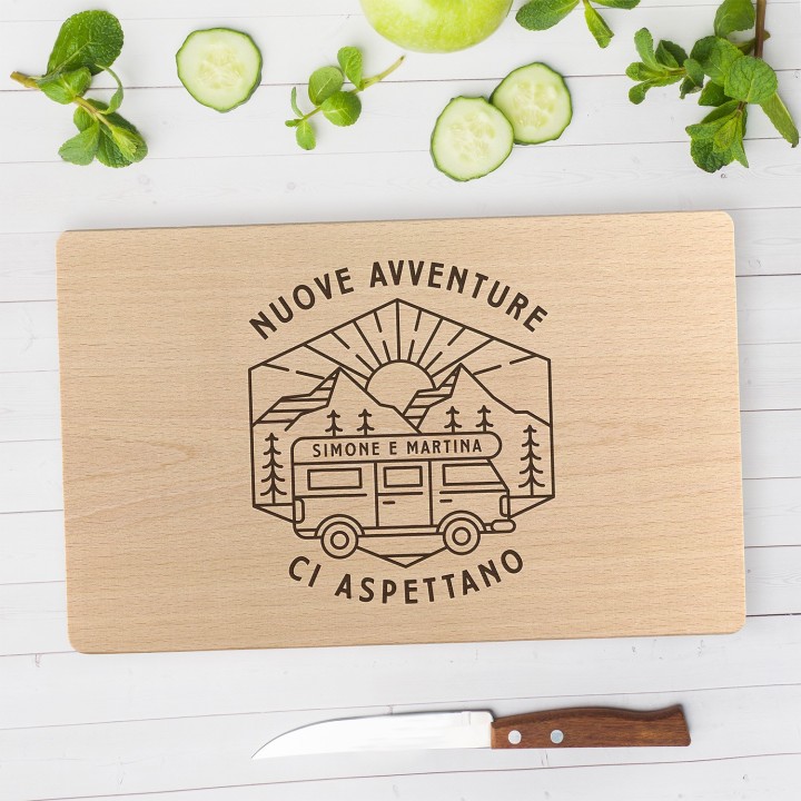 Tagliere personalizzato Camper