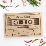 Tagliere personalizzato Musicassetta
