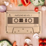 Tagliere personalizzato Musicassetta