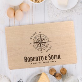 Tagliere personalizzato Rosa dei Venti
