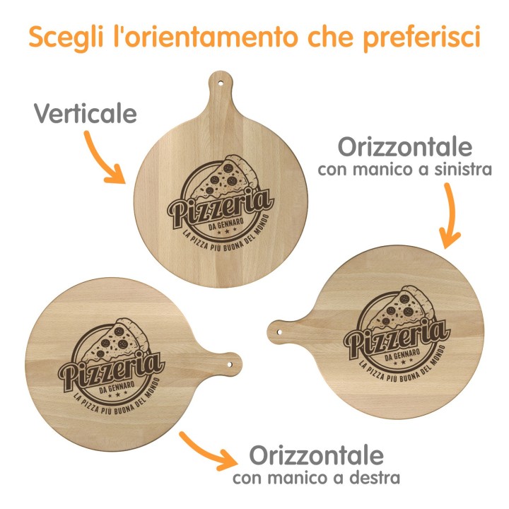 Tagliere personalizzato Pizzeria di casa