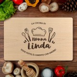 Tagliere personalizzato La cucina della nonna