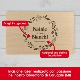 Tagliere personalizzato Natale in famiglia