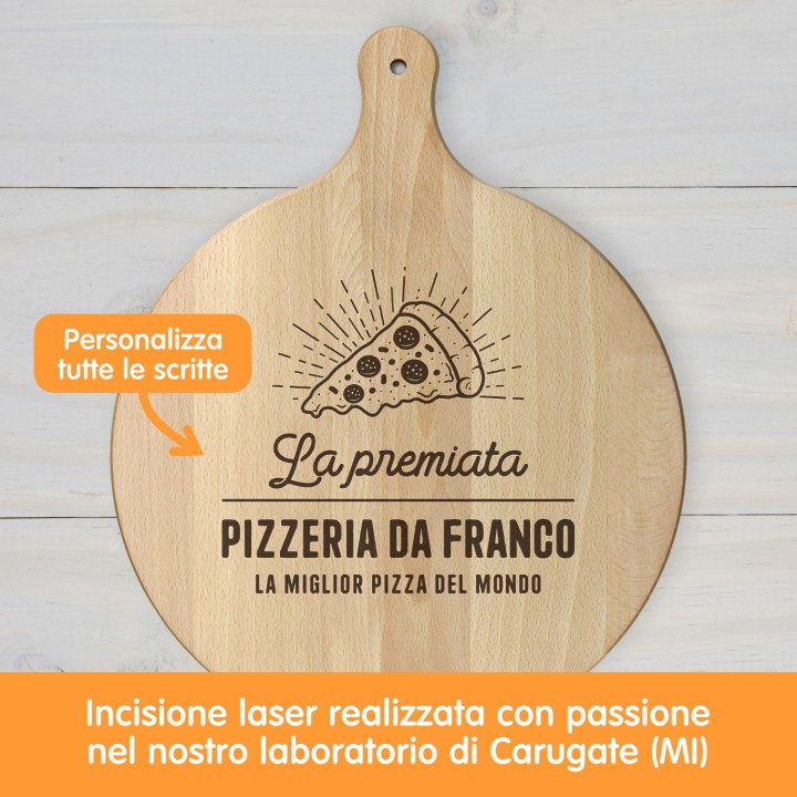 Tagliere personalizzato per pizza