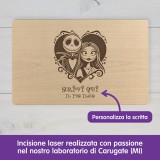 Tagliere personalizzato per coppie di Halloween