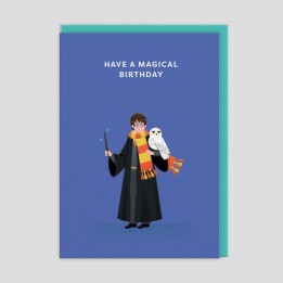 Biglietto di auguri di compleanno Harry Potter