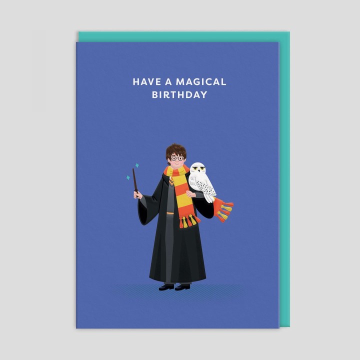 Biglietto di auguri di compleanno Harry Potter