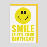 Biglietto di auguri di compleanno Smile
