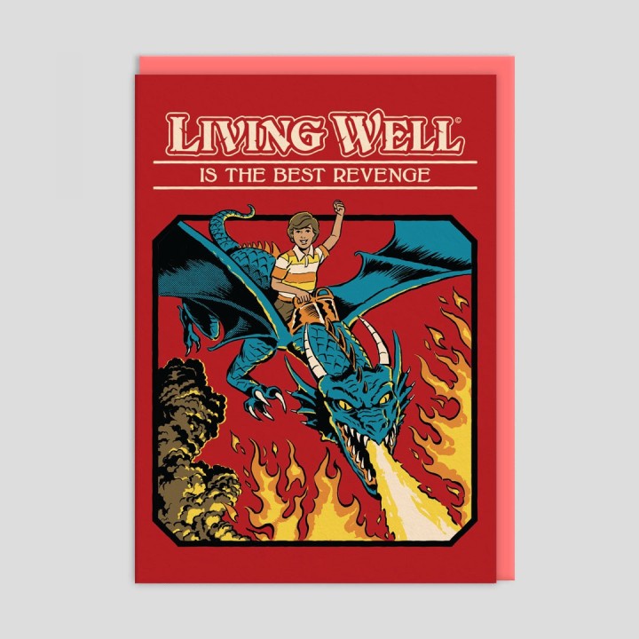 Biglietto di auguri Drago della vendetta