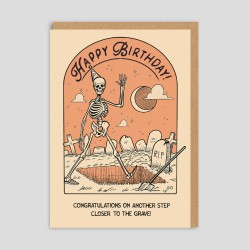 Biglietto di auguri Cimitero