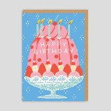 Biglietto di auguri Torta alle fragole