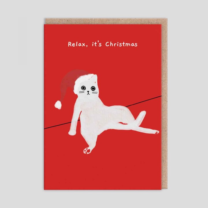 Biglietto di auguri Relax, è Natale