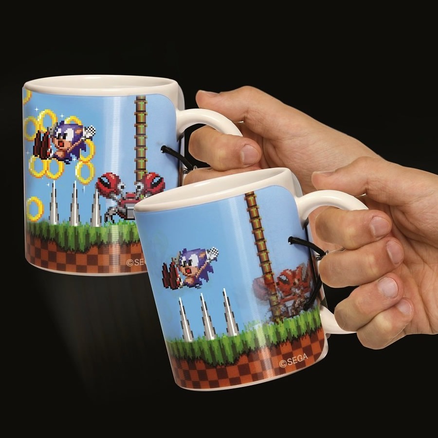 Mug Sonic con cover lenticolare