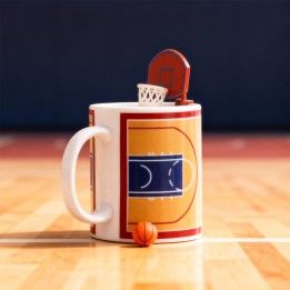Mug Basket con canestro
