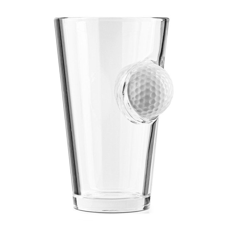 Bicchiere con pallina da golf