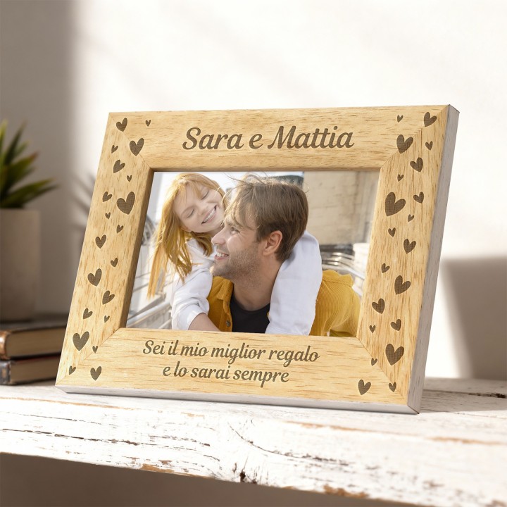 Cornice personalizzata per coppie - Cuori