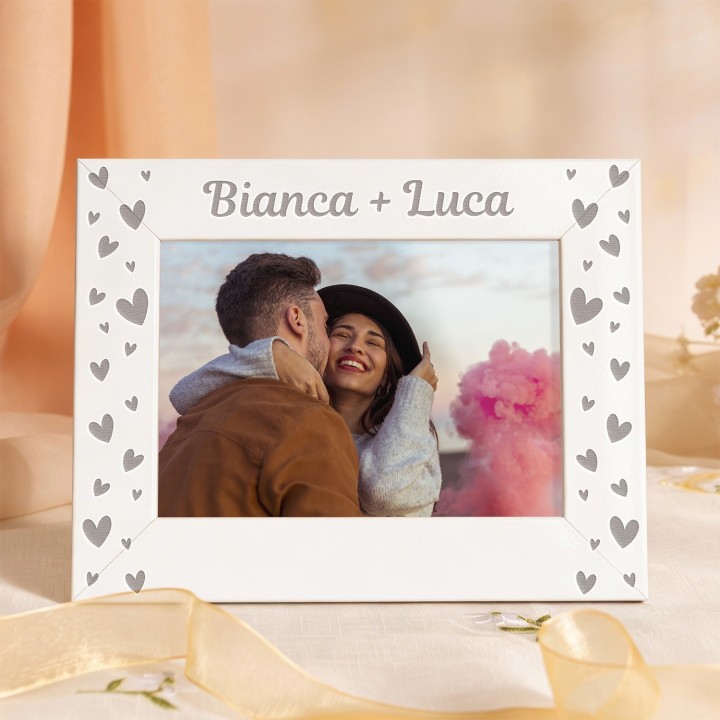 Cornice personalizzata per coppie - Cuori
