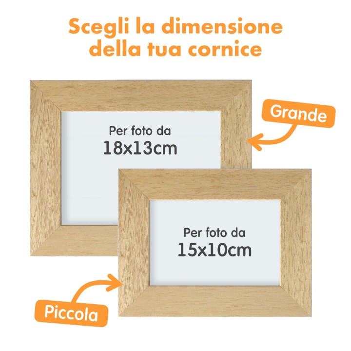 Cornice personalizzata con scritte