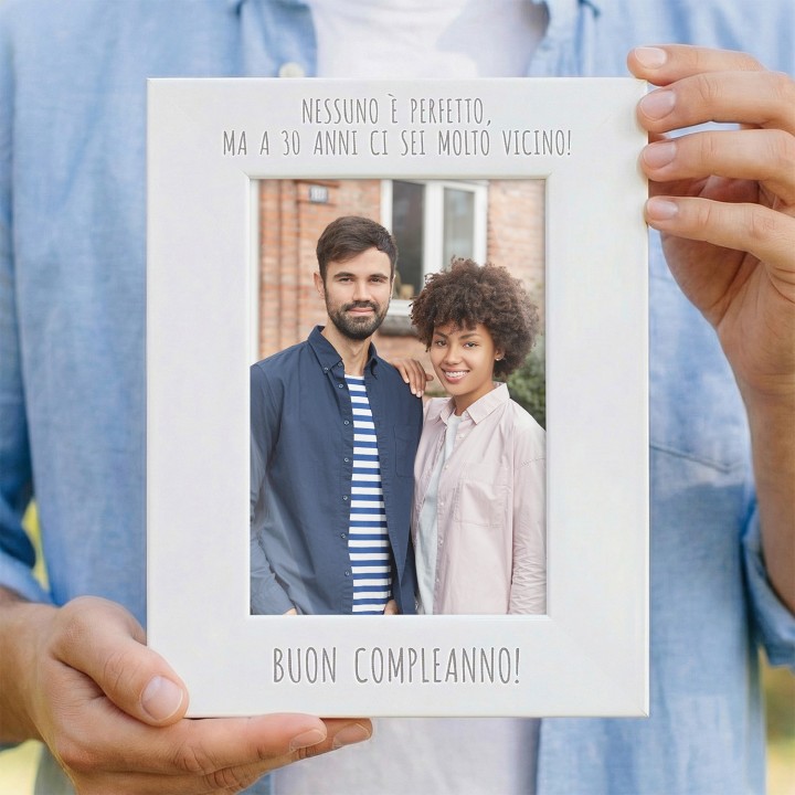 Cornice personalizzata con scritte