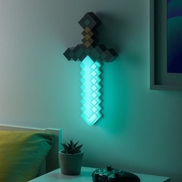 Lampada spada di Minecraft