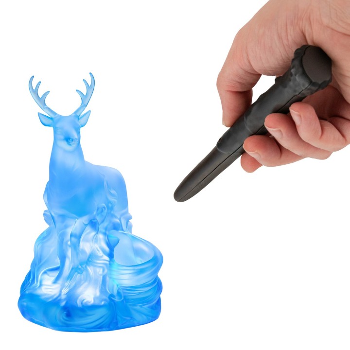 Lampada Patronus con bacchetta magica