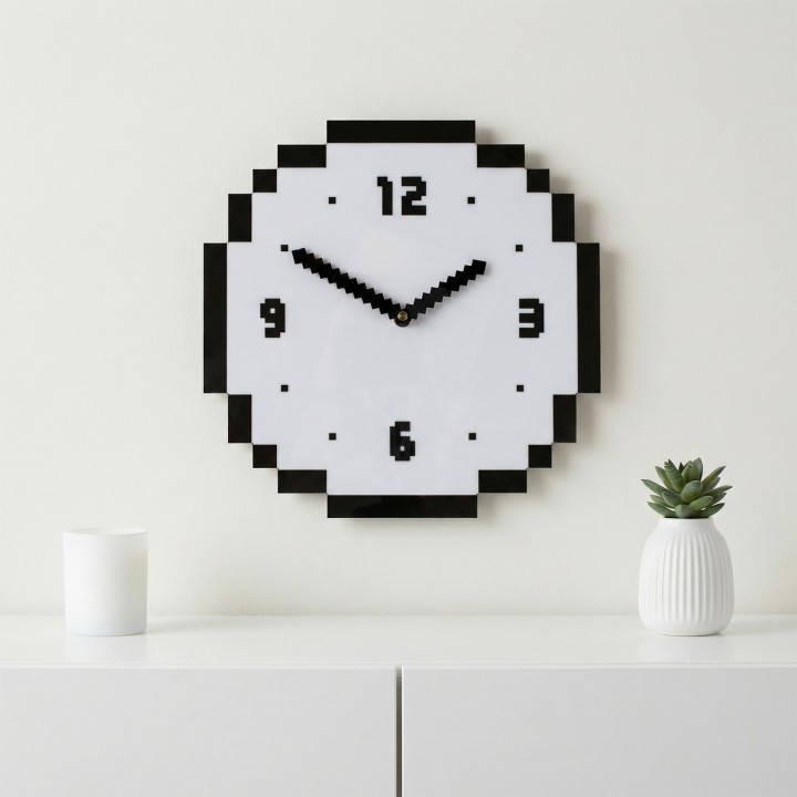 Orologio da parete 8-bit