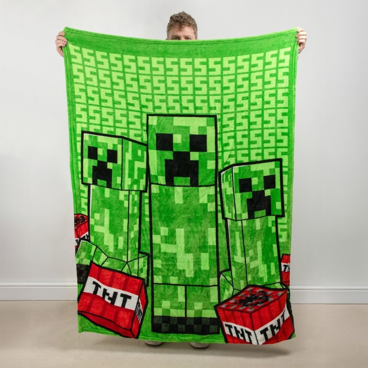 Cuscino con coperta Creeper