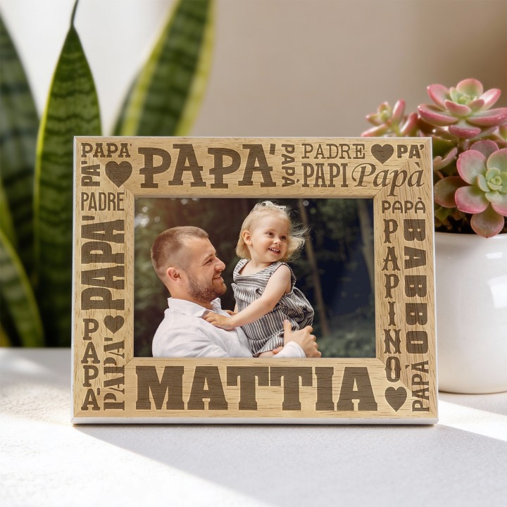 Cornice personalizzata per Papà