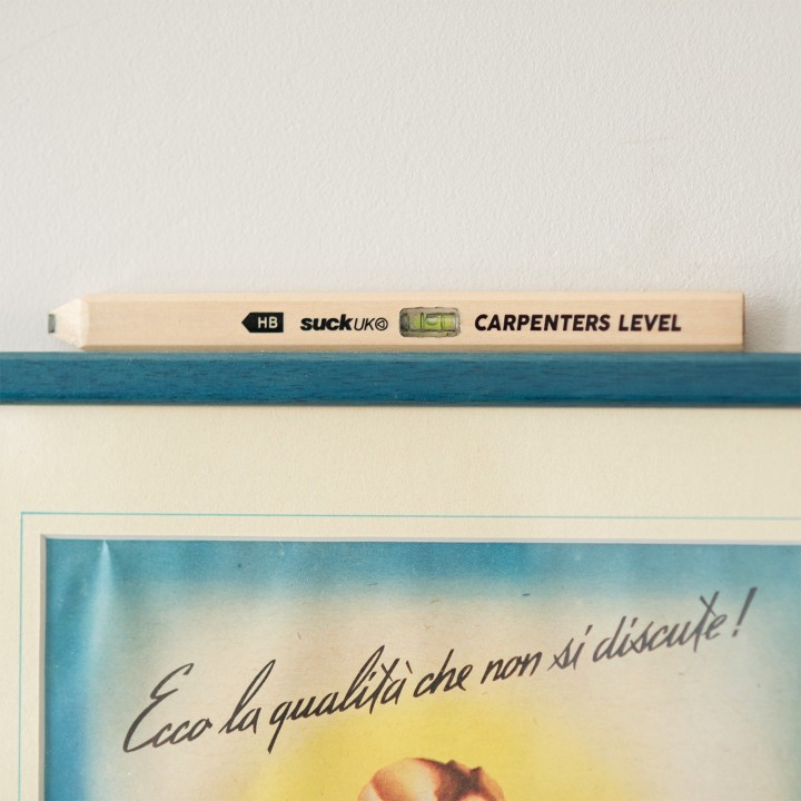 Matita da carpentiere con livella