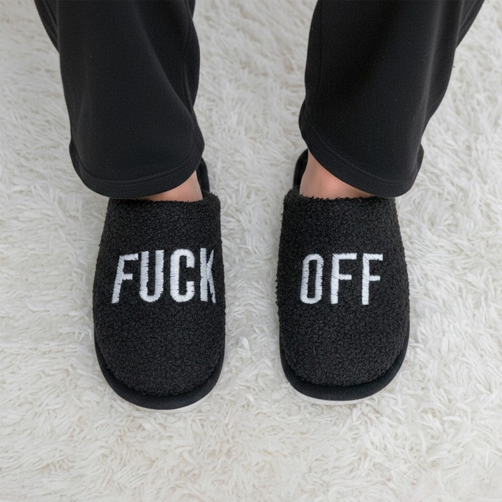 Pantofole Fuck off