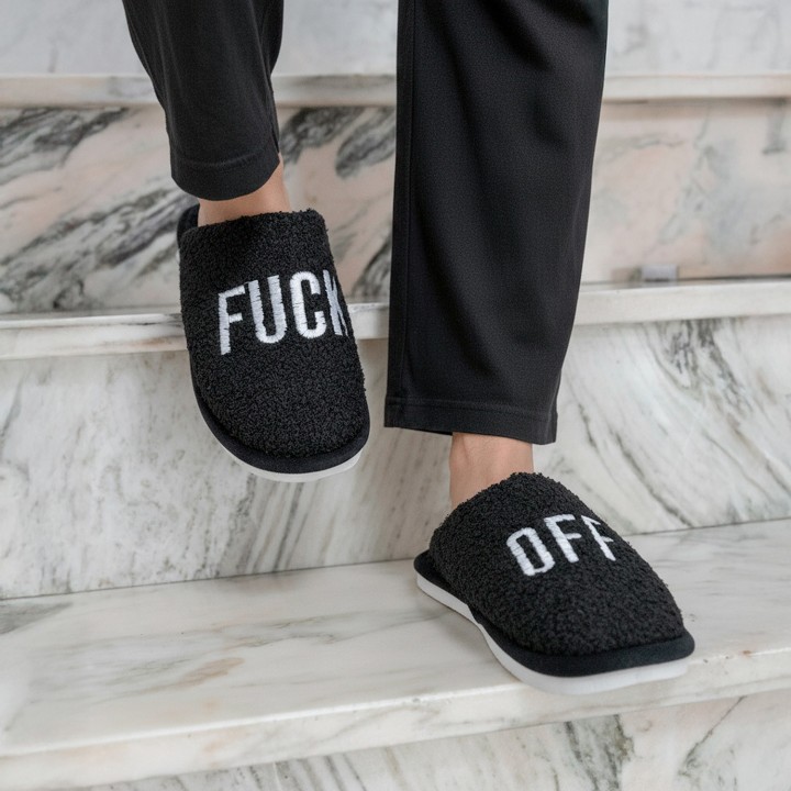 Pantofole Fuck off