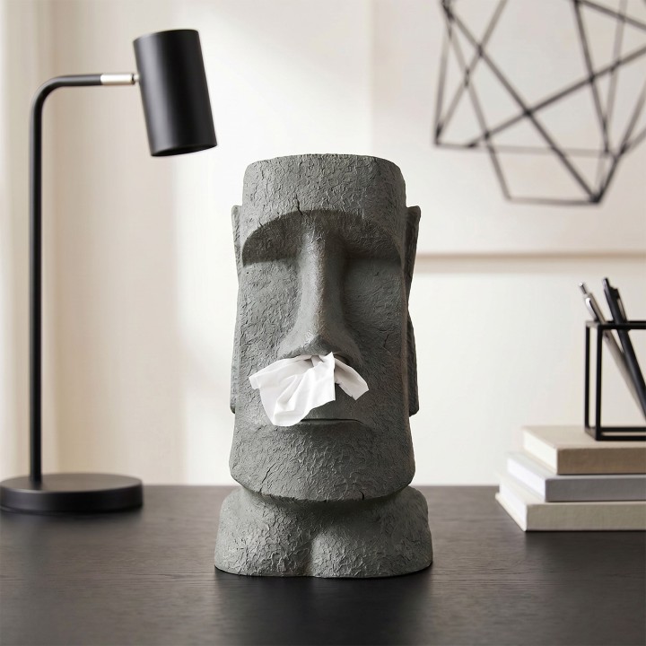 Moai Dispenser di Fazzoletti