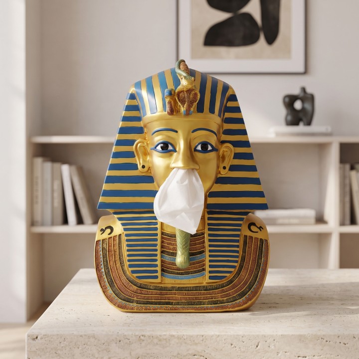 Tutankhamon Dispenser di Fazzoletti