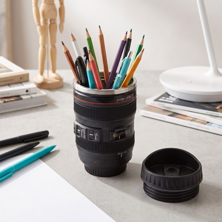 Thermos obiettivo fotografico