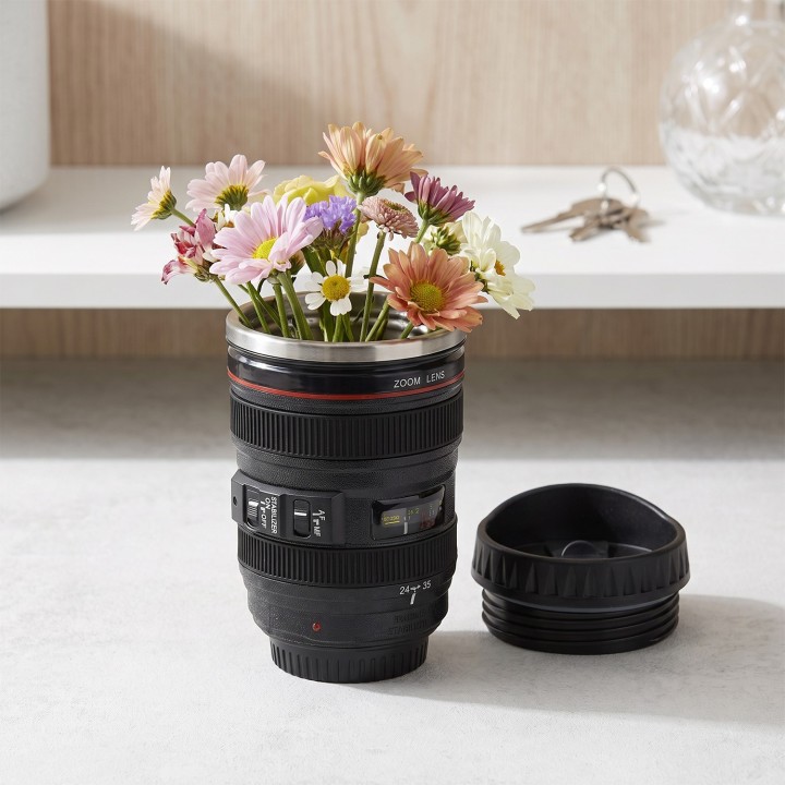 Thermos obiettivo fotografico