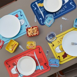 Tovagliette conserve in latta (set da 4)