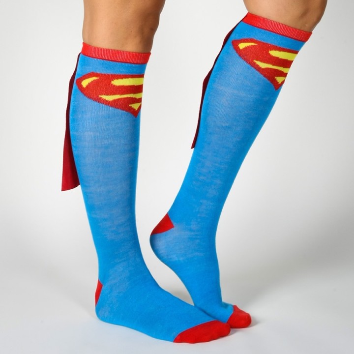 Calze con mantello Superman