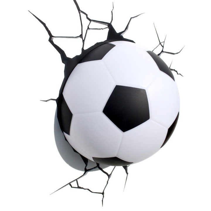 Luce da parete 3D Pallone da calcio