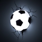 Luce da parete 3D Pallone da calcio