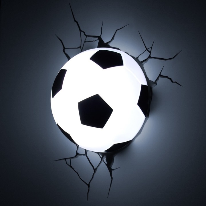 Luce da parete 3D Pallone da calcio