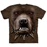 Maglietta Big Face Pit Bull Zombie