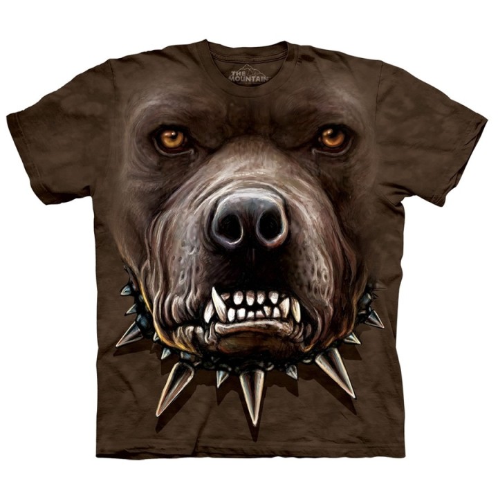 Maglietta Big Face Pit Bull Zombie