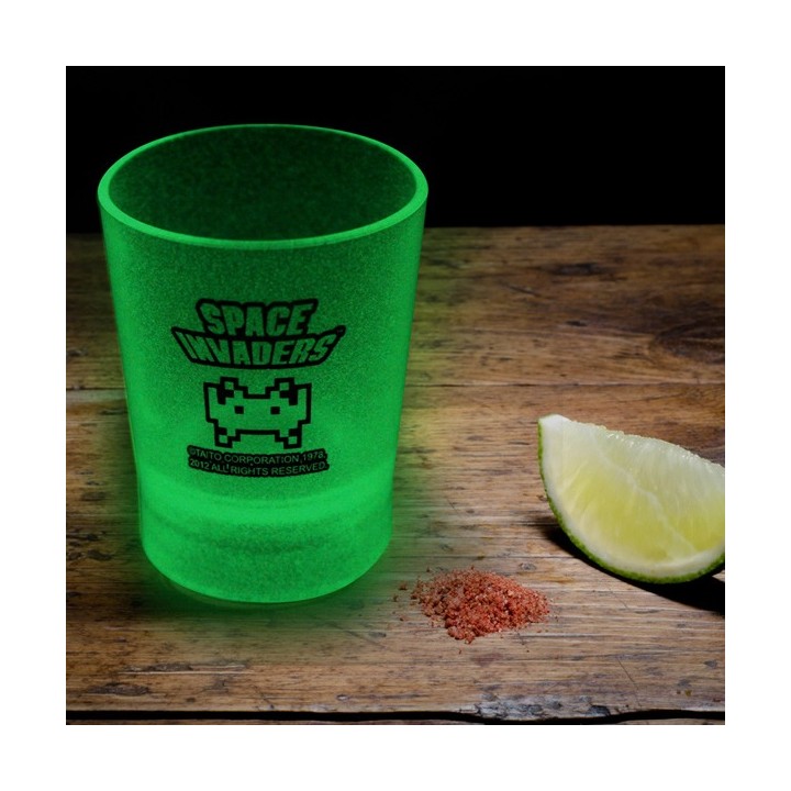 Bicchierini fluorescenti Space Invaders