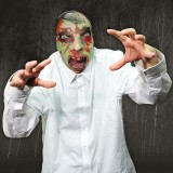 Maschera tascabile Zombie
