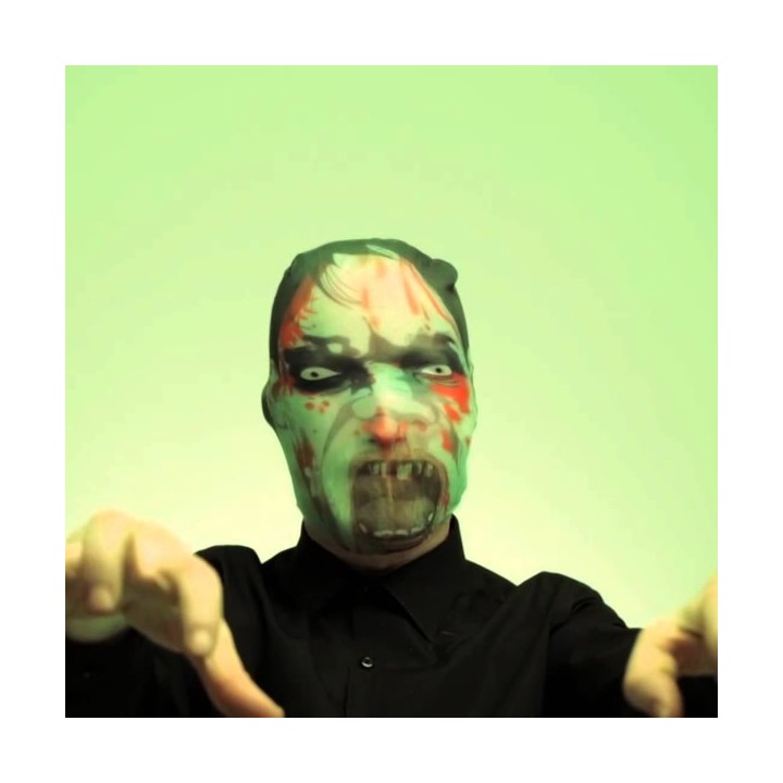 Maschera tascabile Zombie