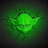 Luce da parete 3D Yoda