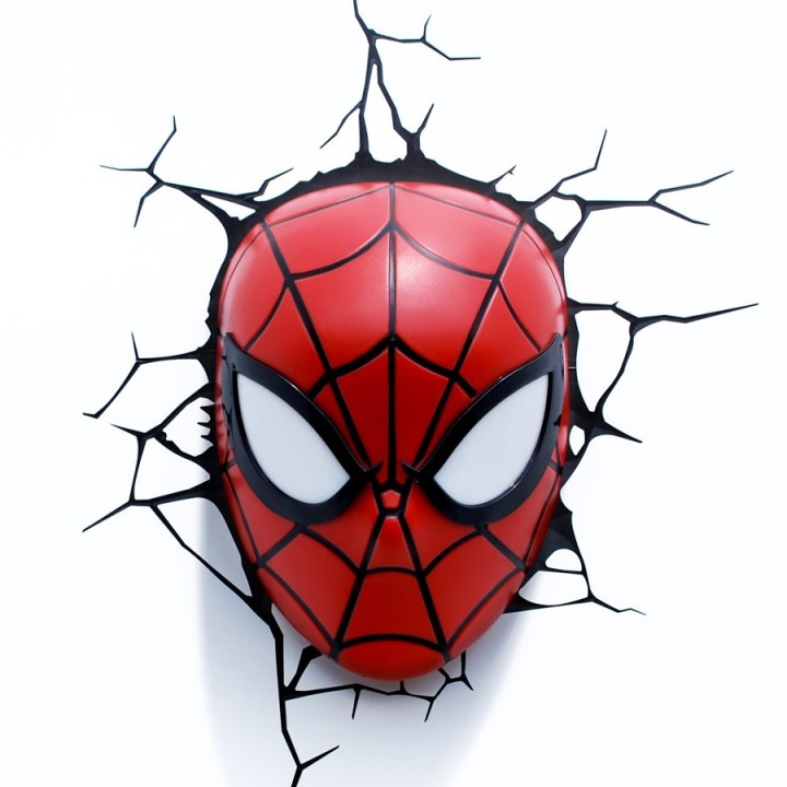 Luce da parete 3D Spider-Man